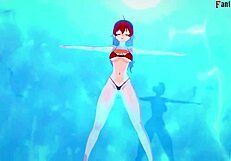 Roxy Migurdia Gets Fucked By Pool While Eris Watches