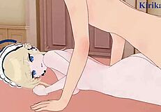 أسوما توكي وكوزيكي أوي يتناكوا بدون واقي في هنتاي ساخن