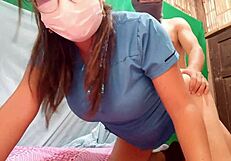 my stepmom's nurse job makes her horny