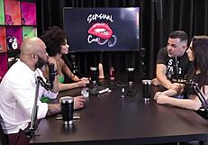 i share sensual moments with my queen paloma and andre in lingerie, exploring our bisexual desires