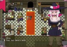 Massage chair makes witch cry in hentai