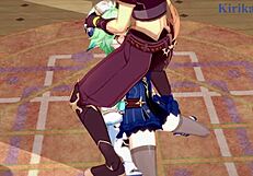 why does sucrose and hu tao crave aether's intense creampie sex in genshin impact hentai