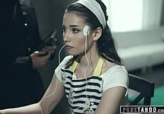 Young Housewife Audited And Examined Physically