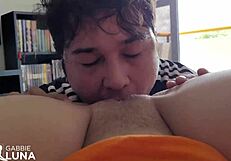 I feel Gabbie Luna's pussy and ass gaping from monster cock squirting