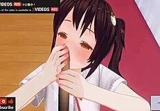 Uncensored Japanese Hentai Anime Handjob and Blowjob ASMR!