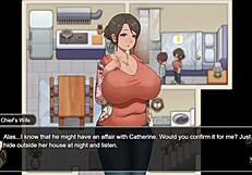 Hentai Game Village Rhapsody Parte 6! Can You Believe This Cheating Wife Story in Español Narrado?