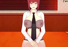 makima in chainsaw man full pov scene on sheer fantasyking3