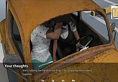 Penelope's Anal Doggystyle Creampie with Big Cock in College Game