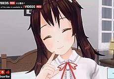 Uncensored Japanese Hentai Anime Handjob and Blowjob ASMR!