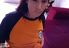 I feel Gabbie Luna's pussy and ass gaping from monster cock squirting