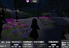 Sereka exposes under naked coat!