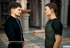 3D game of Lus Academy with a hot gangbang scene