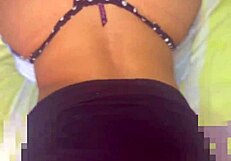 I happily pleasure myself by wearing braces and in doggy style with my chained partner