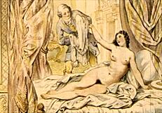 Vintage erotic drawings collection