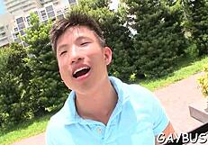 Blindfolded Stud Tricked Into Intense Blowjob By Gay Hunk