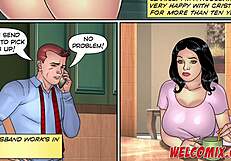 Pops The Old Pervert As Unwelcome Guest In Comic