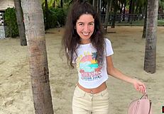 Public Pickup - Snatched Girl from Cuckold Husband at Beach to HOTEL ROOM BANG!