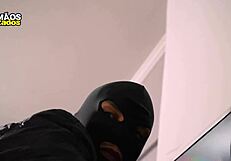 The big-dicked invader takes the twink's ass in a bareback blowjob scene