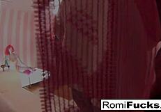 Two beautiful women try on different costumes and then engage in sexual activity