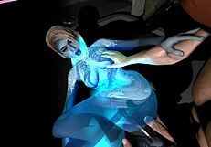 How does Cortana handle my dick in 3D hentai?