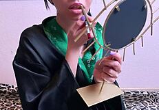 Eva Deva teaching you to embrace your feminine side with stockings and tattoos.