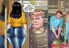 ตาเฒ่าหื่นบุกเป็นแขกไม่ได้รับเชิญในคอมิก