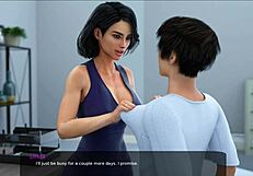 My milfy teacher sucks my dick and swallows all my cum in this dubbing.