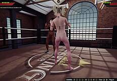 dela and bree in naked fight with rough fingering