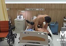 Unbelievable! ModelMedia Asia Brings Raw Sex in Hospital with Zhou Meng Qi!