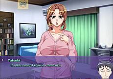 My wife wants to fuck the neighbor in indecent Hana NTR game.