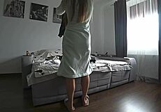 Cheating Friend Fucks My Wife on Couch at Home Real Hard