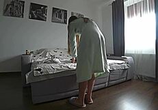 Cheating Friend Fucks My Wife on Couch at Home Real Hard