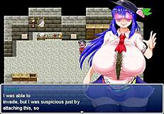 whoa, watch reimu get brainwashed into anal with huge cocks in this garage scene, part 2!