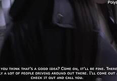 Russian beauty gives sloppy blowjob at abandoned construction site