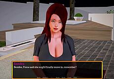 Exploring my new stepfamily in the game