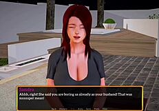 Exploring my new stepfamily in the game