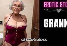 Granny Satisfies Wild Pissing Fetish in Taboo Story Part 1