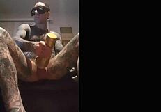 Hot Fleshlight Session with Intense Handjob and Cumshot