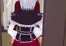 watch this tempting 3d hentai where koneko makes a deal in a sheer fantasy world