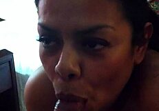Homemade Latina Blowjob In Hotel!