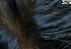 Thai Couple Fucks Open Door Showing Guest with Maid in Hotel, Licking Pussy Sucking Big Cock Fucking Fresh Cumshot on Face