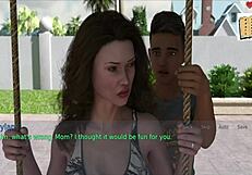 Wife And Stepmother In Homemade Game