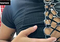 Novinha anal in bathroom