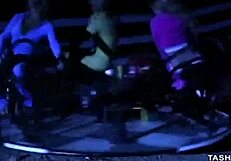 Erick bends over Tasha Reighn, fucking her hard with a tail plug in her ass