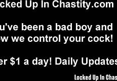 hey, i hope you dont get hard in your chastity device during this humiliation