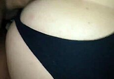 Making her cum on that big dick with intense fucking