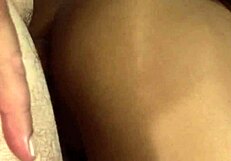 Asian beauty gets her ass vibrated by a big cock