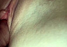 closeup of hard fingering to squirt