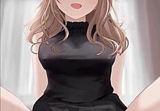 Anime Girl Rides Cock Cowgirl