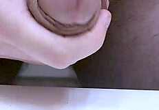 Watch Avada Kedick aggressively wank that huge cock?